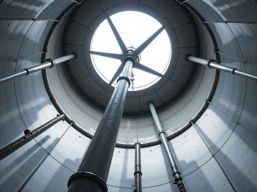 酸碱废气处理塔，多层填料塔结构，防腐材料制作，管道连接规范